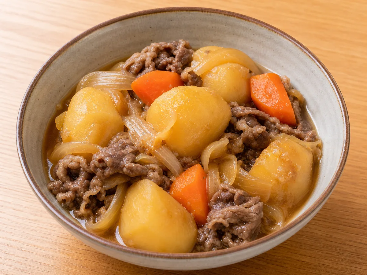 肉じゃがの完成写真