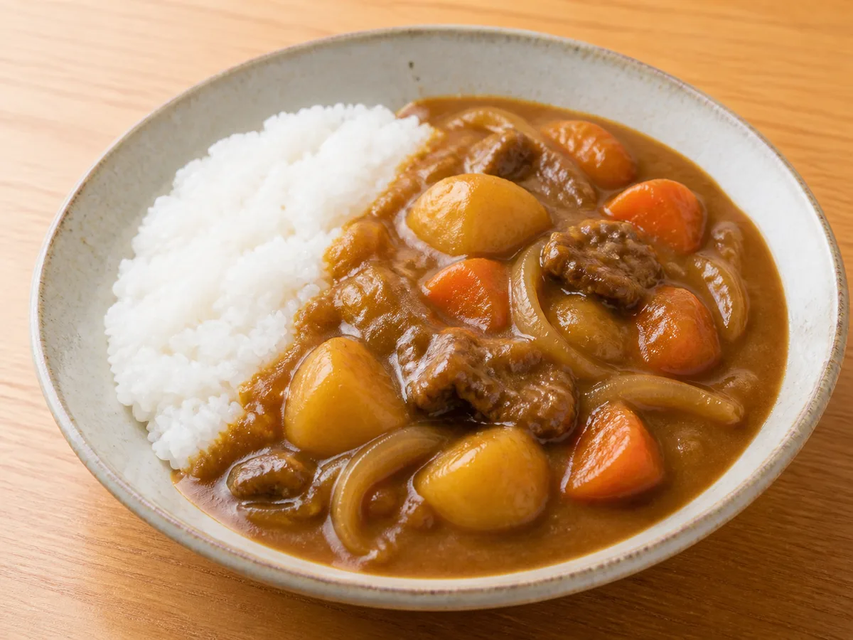 カレーライスの完成写真