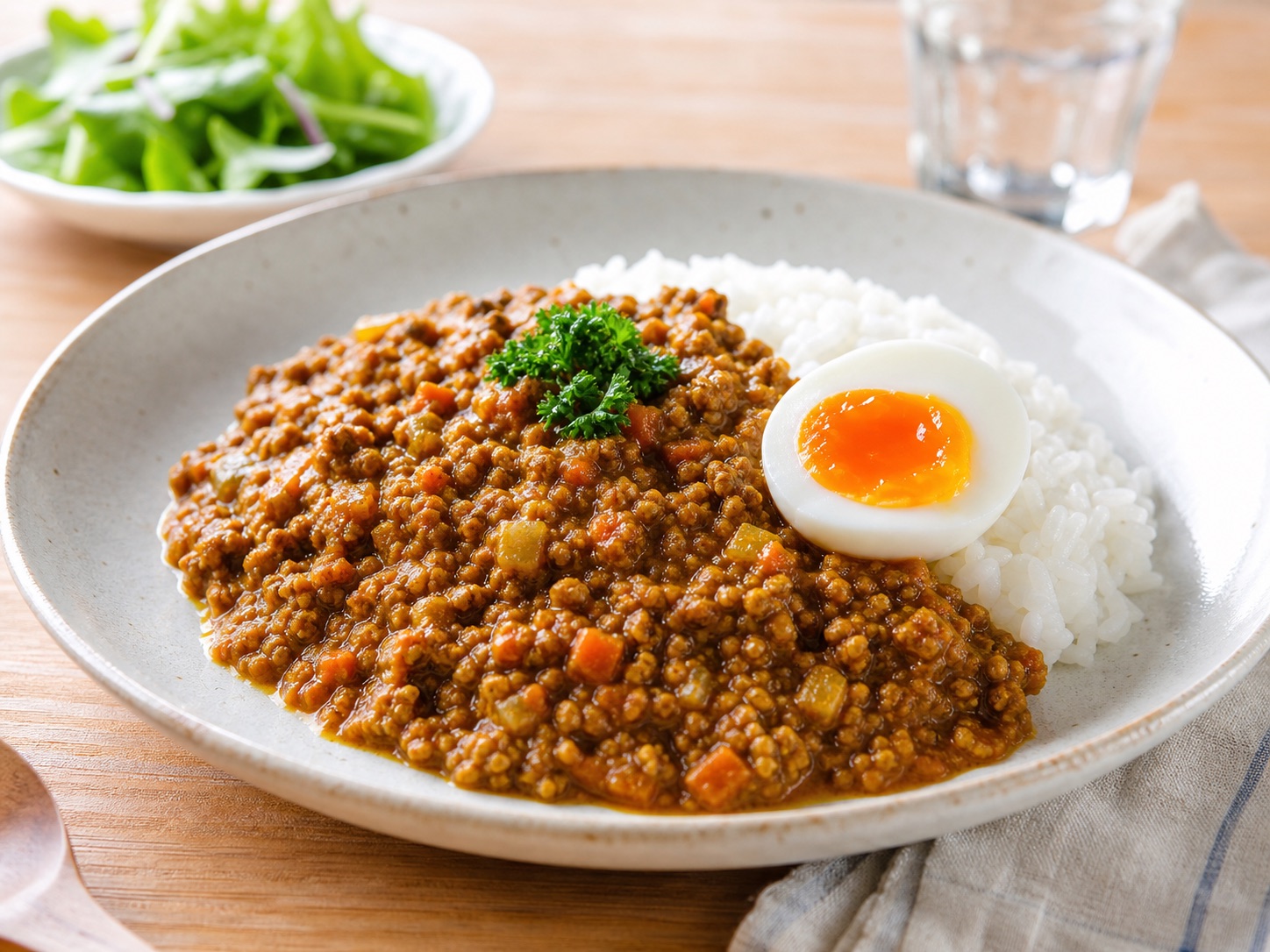 キーマカレーの完成写真